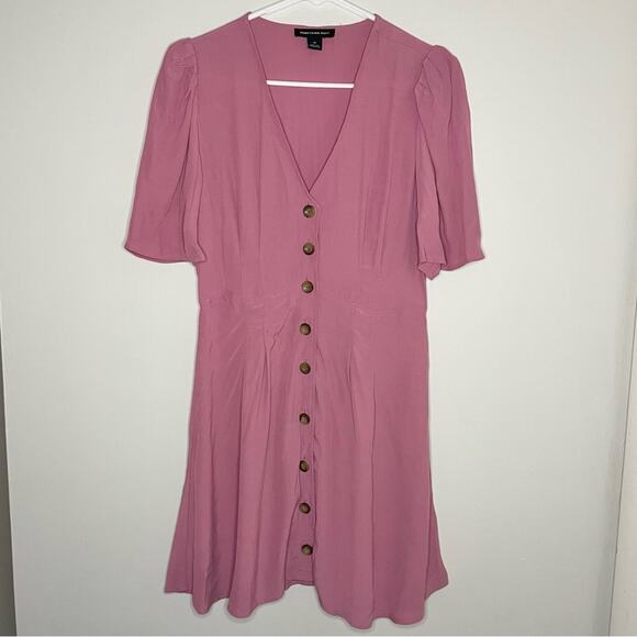 Something Navy Button Down Dress Size XS - Picture 2 of 6